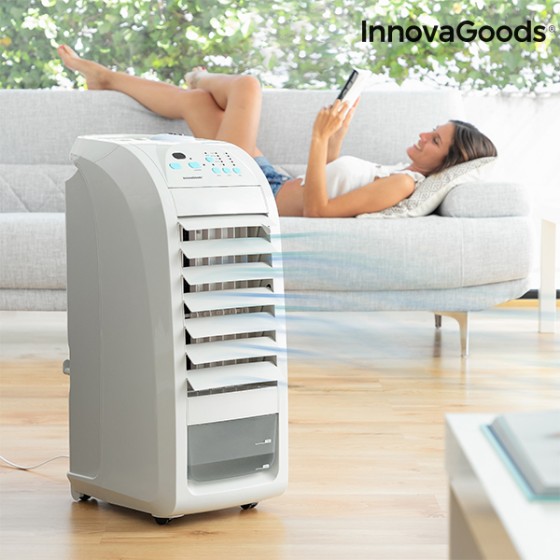 Climatiseur Évaporation Portable InnovaGoods 4,5 L 70W Gris