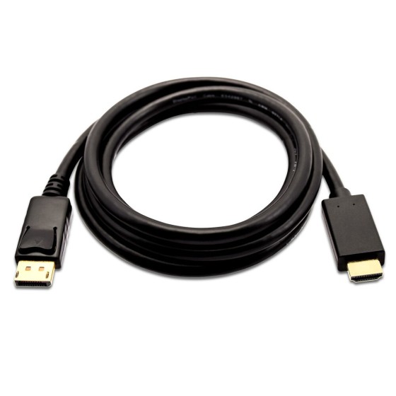 Câble DisplayPort vers HDMI V7 V7DP2HD-02M-BLK-1E   Noir