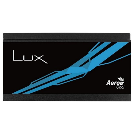 Bloc d’Alimentation Aerocool LUX550 ATX 500W Noir ATX Ø 12 cm 550 W Oui 12,5 W 3,6 W 100 W 504 W
