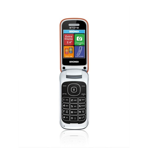 Téléphone Portable Brondi 10276042 Orange 2,6" (Reconditionné B)