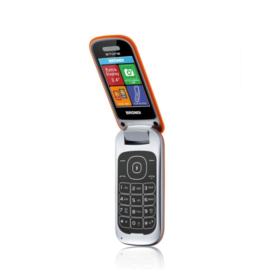 Téléphone Portable Brondi 10276042 Orange 2,6" (Reconditionné B)