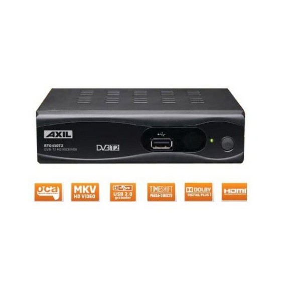 Récepteur TNT Engel RT0430T2 USB 2.0 HDMI PVR Noir