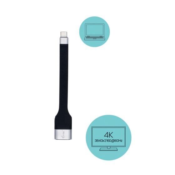 Adaptateur USB C vers HDMI i-Tec C31FLATHDMI60HZ      4K Ultra HD 0,1 m