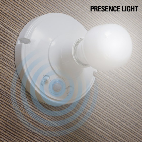 Adaptateur d'ampoule InnovaGoods IG108986 Blanc (Reconditionné B)
