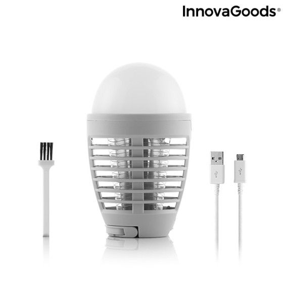 Lampe Antimoustiques Rechargeable à LED 2 en 1 Kl Bulb InnovaGoods