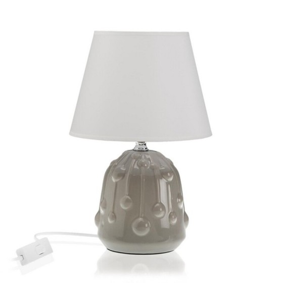 Lampe de bureau Céramique Textile (18 x 28 x 18 cm)