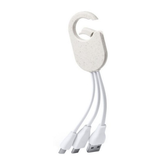 Porte-clés avec Câble Micro USB, USB-C et Lightning 146573