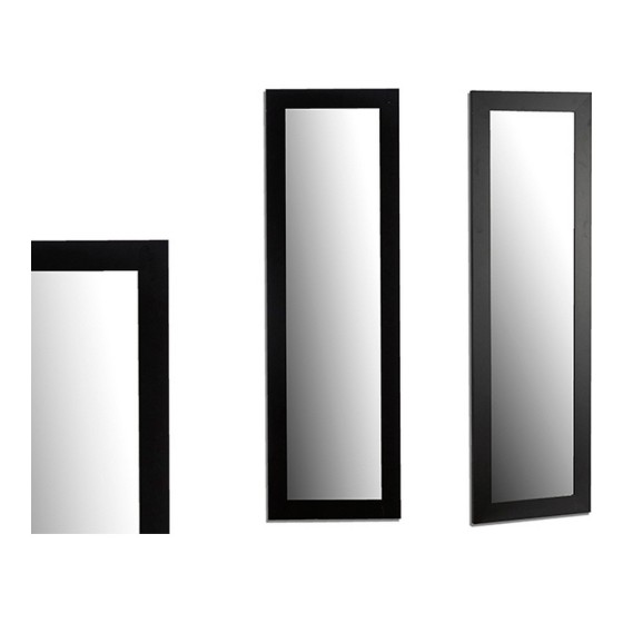 Miroir mural Noir Bois...