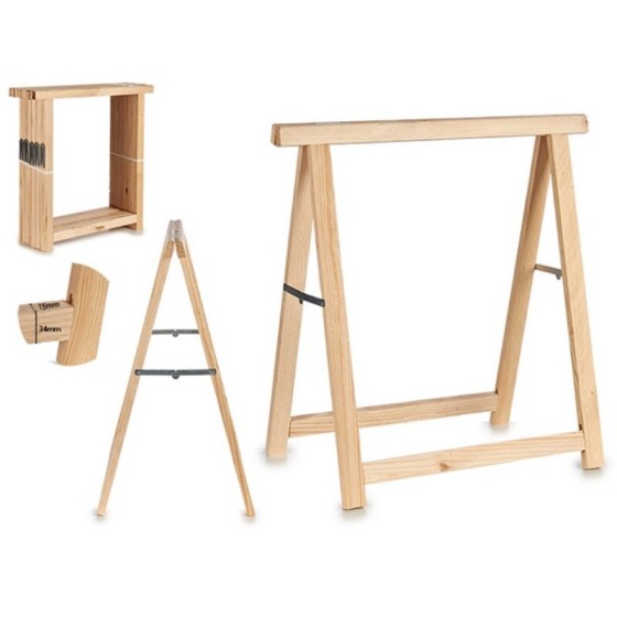 Chevalet Bois (41 x 76 x 74	 cm)