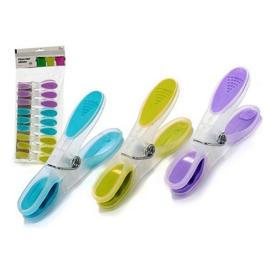 Pinces à linge Silicone (9 Pièces)