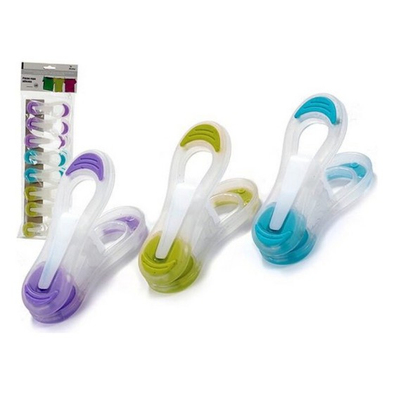 Pinces à linge Silicone (8 Pièces)