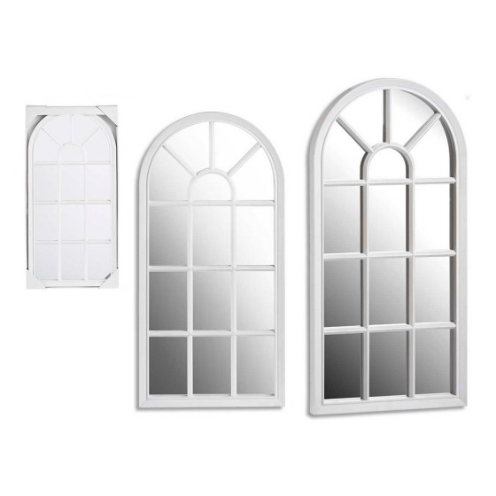 Miroir mural Blanc Plastique verre (34,5 x 2,5 x 69,5 cm)