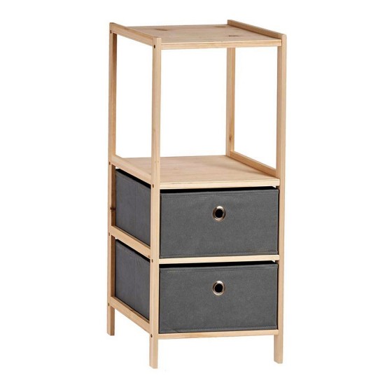 Étagère Gris Bois Tissu (26...