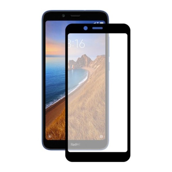 Écran de protection en verre trempé Xiaomi Redmi 7a Full Glue 2.5D