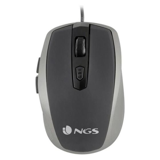Souris Optique NGS Wired Mouse 1600 dpi USB Gris