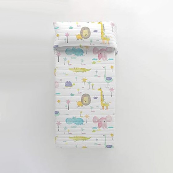 Couvre-lit Baby Safari Ice Icehome (Lit de 105)