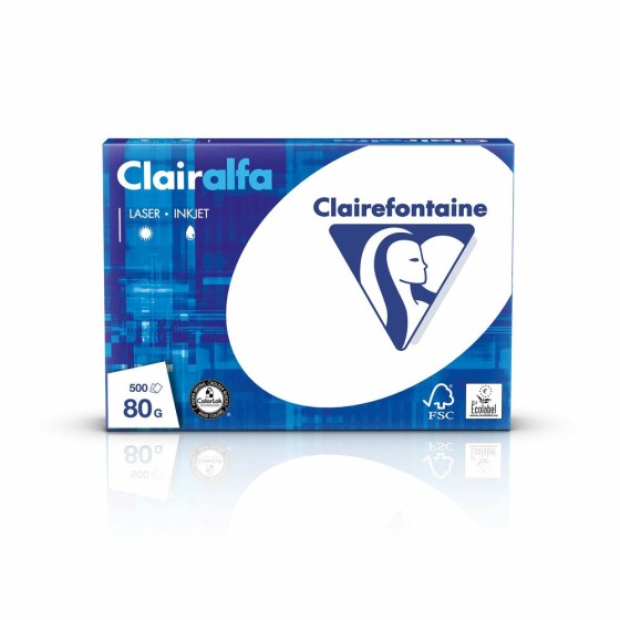 Papier pour imprimante Clairefontaine 1979C A4 80 g/m2 Blanc (500 pcs) (Refurbished A+)