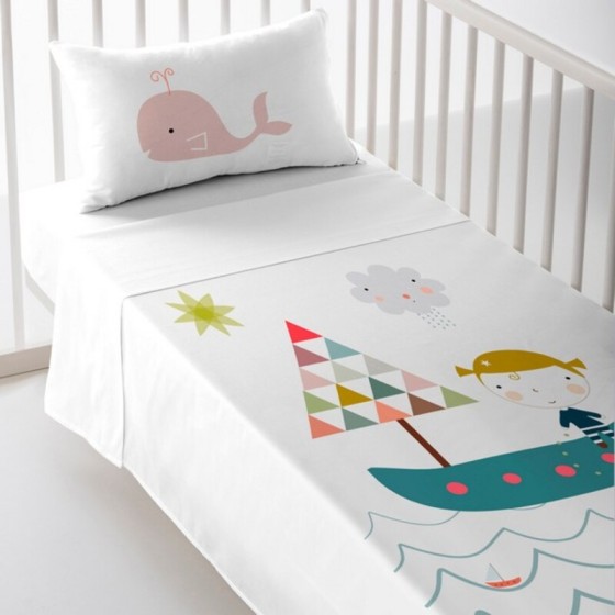 Jeu de draps pour berceau Haciendo el Indio Sailor
