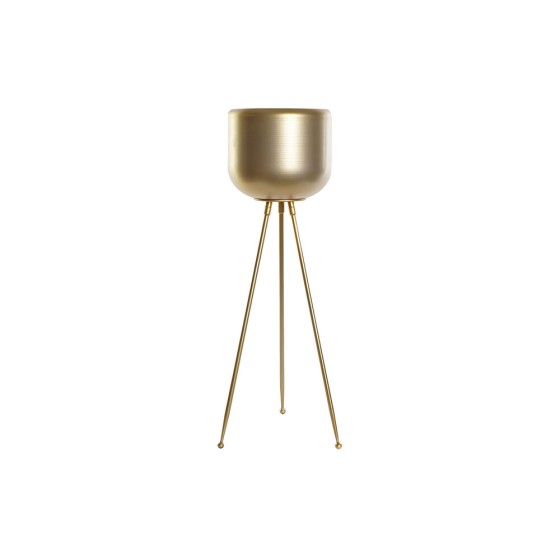 Cache-pot DKD Home Decor Doré Métal (27 x 27 x 68 cm)