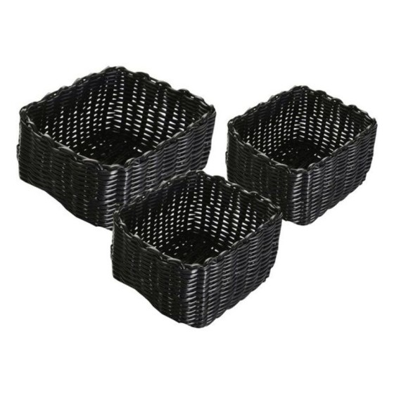Panier Multi-usages Diano R polypropylène (3 Pièces) (17 x 10 x 21 cm)