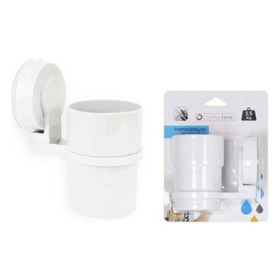 Support pour brosses à dents Confortime ABS (10 x 7 x 9 cm)