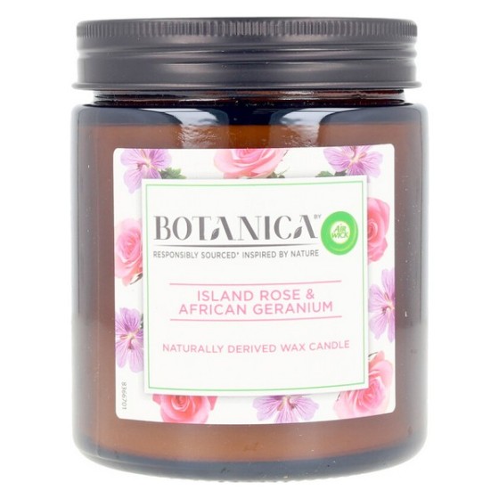Bougie Parfumée Botanica Rose & African Geranium Air Wick (205 g)
