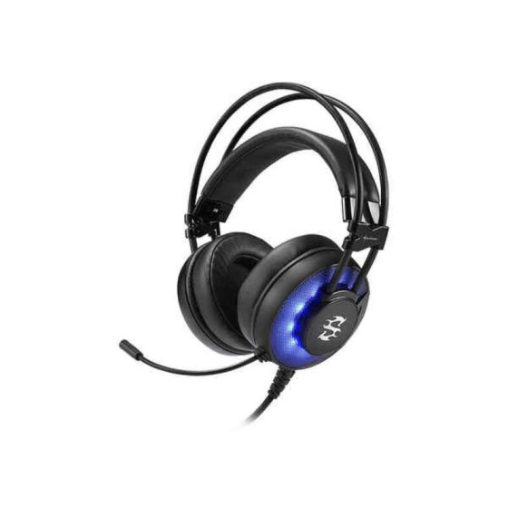 Casques avec Microphone Sharkoon SKILLER SGH2 Noir Bleu