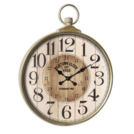 Horloge Murale Old Town Métal (5,5 x 85 x 67 cm)
