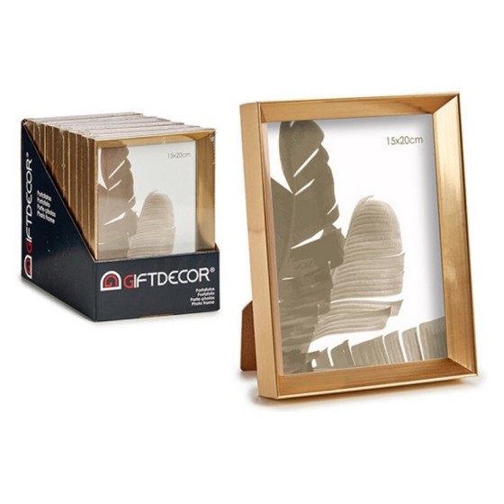 Cadre Photos Or Plastique (15 x 20 cm)
