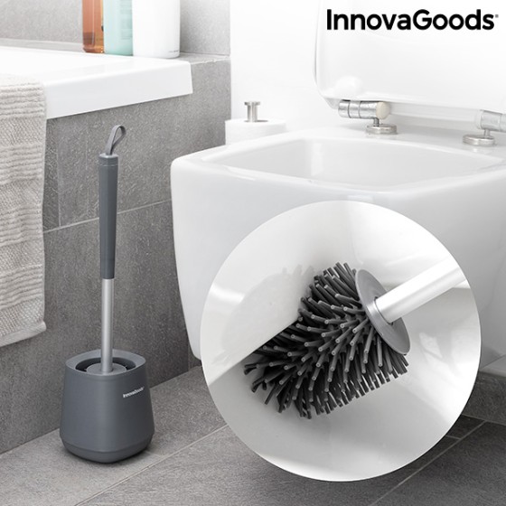 Brosse en Caoutchouc pour les Toilettes Kleanu InnovaGoods
