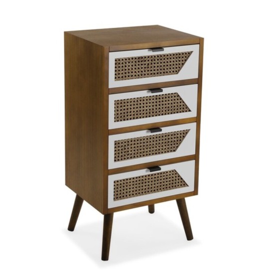 Commode Martine Avec tiroirs Bois MDF (35 x 85,5 x 44 cm)