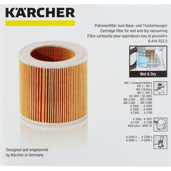 Filtre Karcher 6.414-552.0 (Reconditionné B)