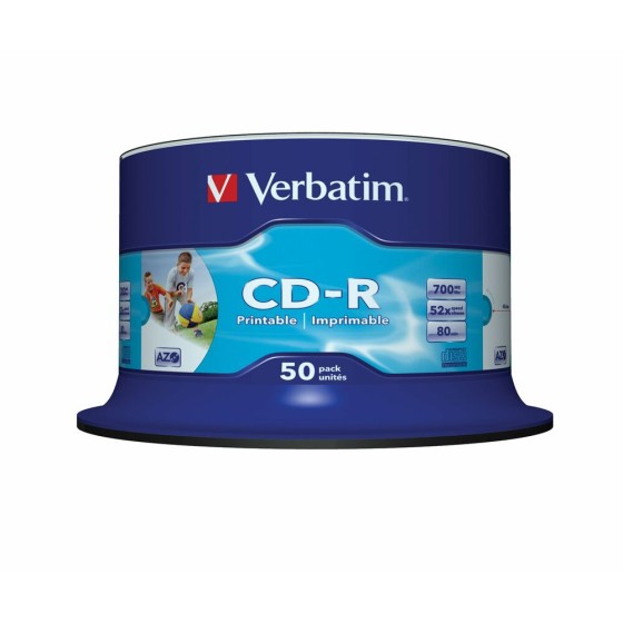 CD-R Verbatim 43411 Vierge 50 uds (Reconditionné A+)