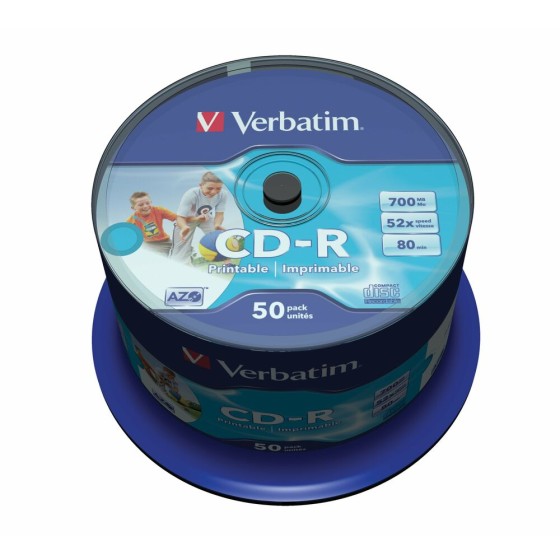 CD-R Verbatim 43411 Vierge 50 uds (Reconditionné A+)