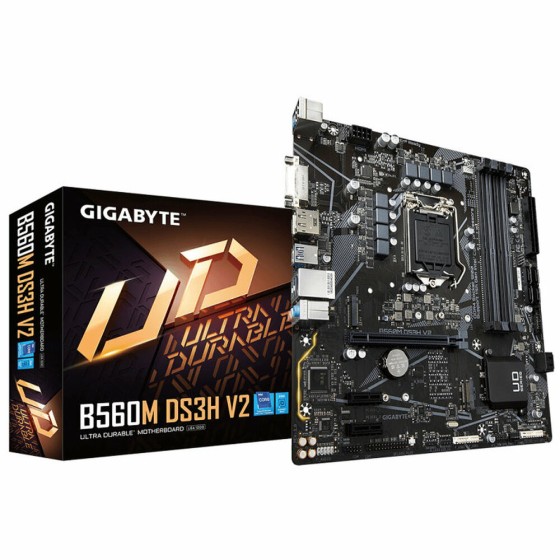 Carte Mère Gigabyte B560M DS3H V2 mATX LGA1200 Intel B560 Express