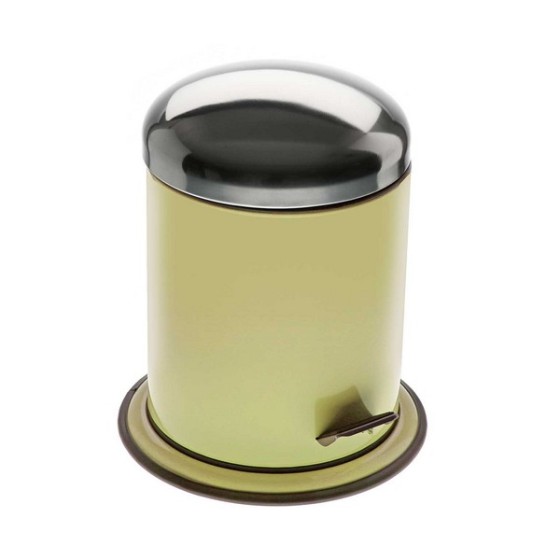Poubelle à pédale Beige Acier (20,5 x 32 x 20,5 cm)