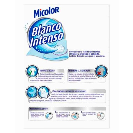 Lingettes Micolor Blanchi (15 pcs) (Reconditionné A+)