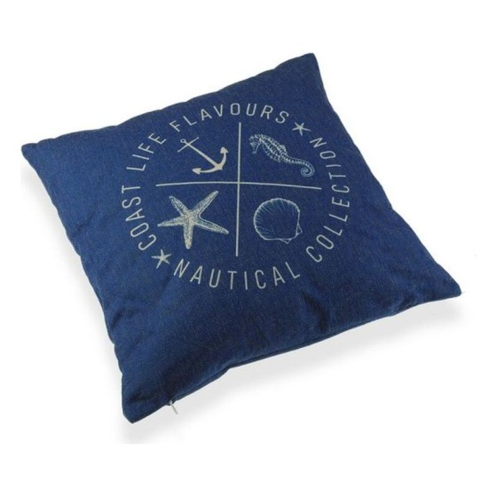 Coussin rembourré Nautique 100 % polyester (15 x 45 x 45 cm)