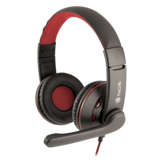 Casque avec Microphone Gaming NGS VOX420DJ PC, PS4, XBOX, Smartphone Noir