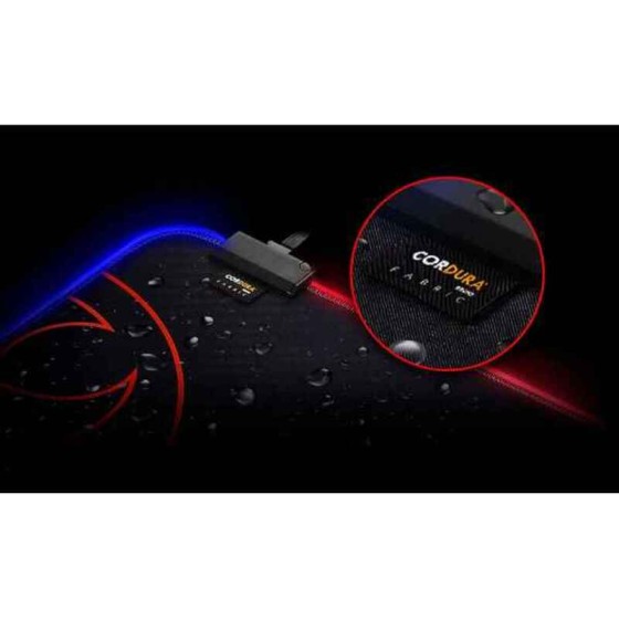Tapis Gaming avec Eclairage LED RGB XPG 75260017 Noir Cordura