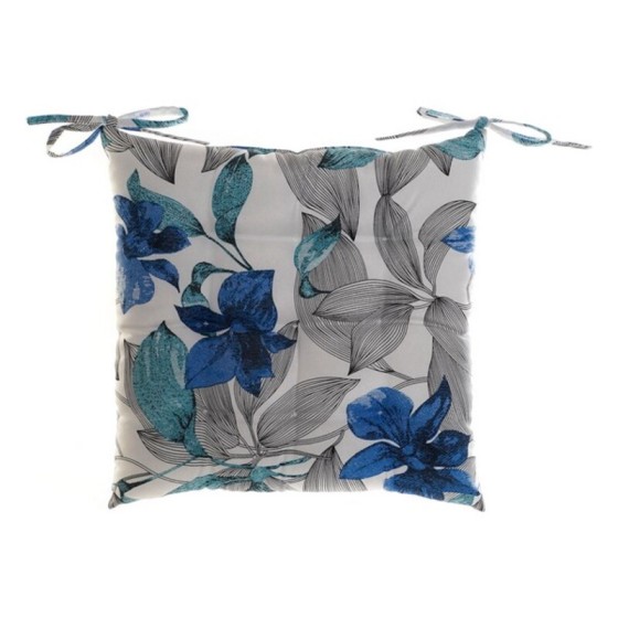 Coussin de chaise DKD Home Decor Fleur (43 x 43 x 5 cm)
