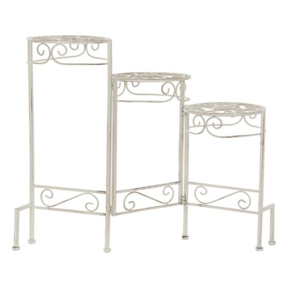 Cache-pot DKD Home Decor Blanc Métal (67 x 23 x 60 cm)