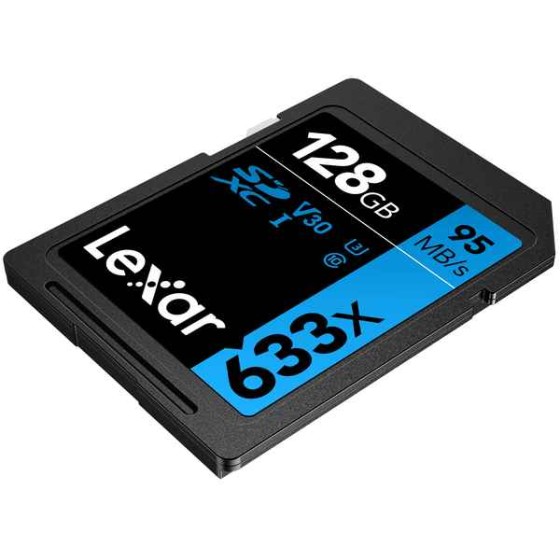 Carte Mémoire SD Lexar Professional 633x 128 GB (Reconditionné A+)