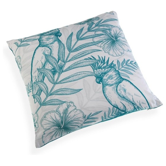 Coussin Birds Turquoise (45 x 45 cm)