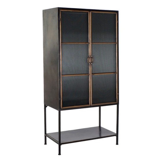 Présentoir DKD Home Decor Métal Verre (85 x 46 x 180 cm)