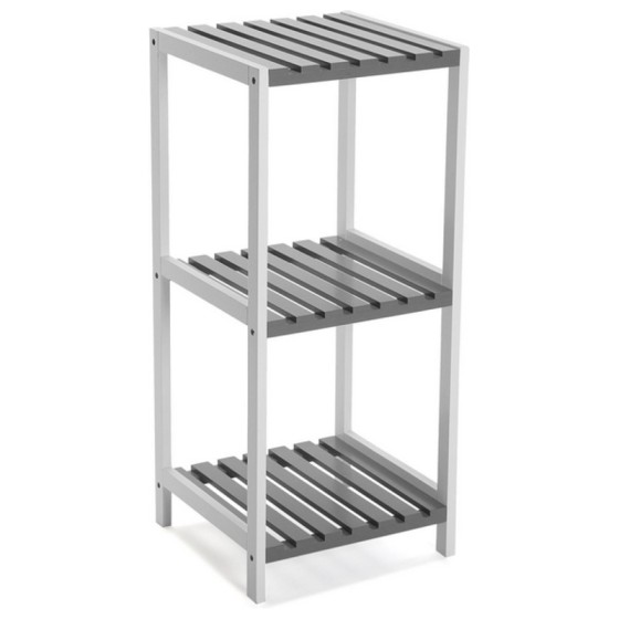 Etagère de salle de bains PVC Bois MDF (33 x 79 x 34 cm)