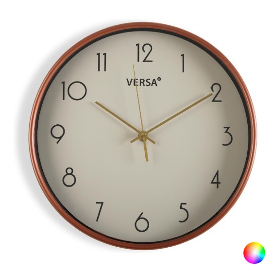 Horloge Murale Gold Plastique (4 x 30 x 30 cm)