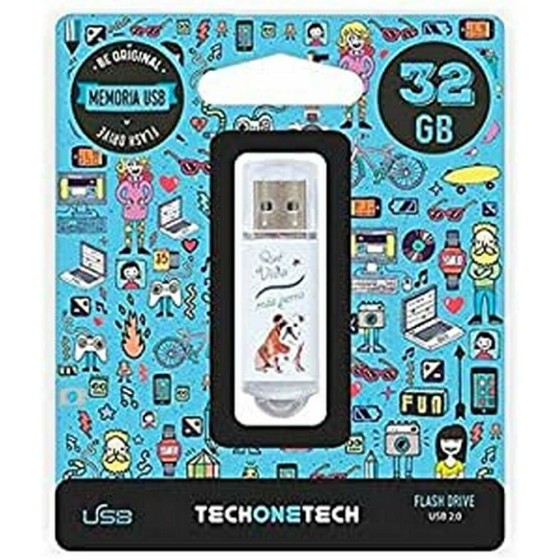 Clé USB Tech One Tech Que Vida Más Perra  TEC4009-32 32 GB