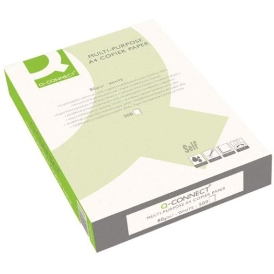 Papier pour imprimante Q Connect A4 500 Volets (Reconditionné A+)