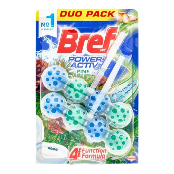 Nettoyant WC Bref Power Activ Pin (2 uds)